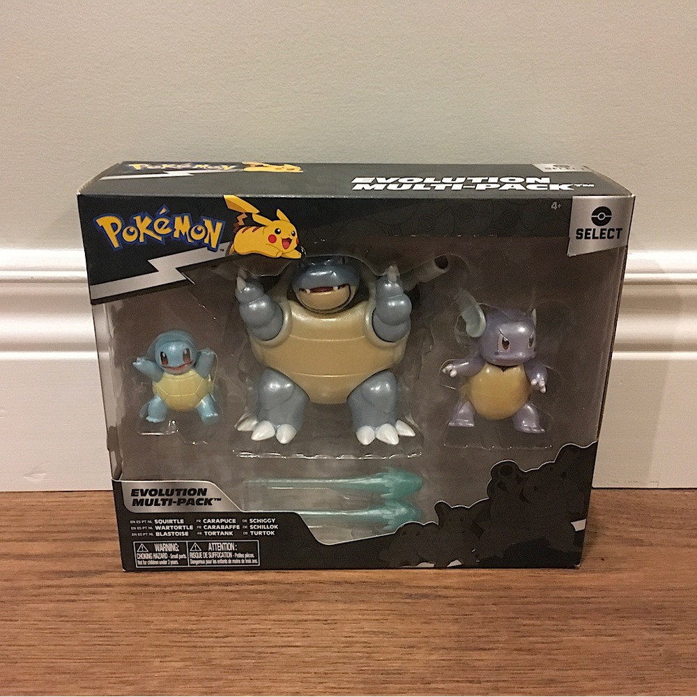 Pokemon - Select Evolution Multipack - Squirtle, Wartortle & Blastoise